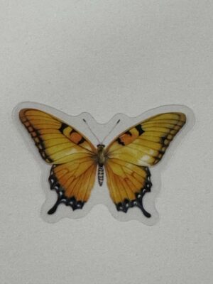4cm x 3cm - Watercolour Butterfly Stickers