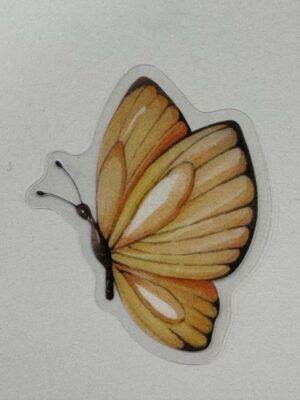 4cm x 3cm - Watercolour Butterfly Stickers