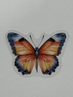 4cm x 2.5cm - Watercolour Butterfly Stickers