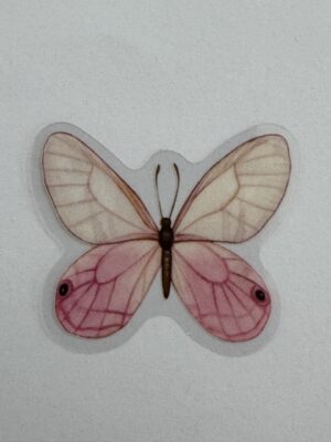 4cm x 3.5cm - Watercolour Butterfly Stickers