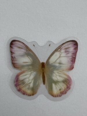 3.5cm x 3.5cm - Watercolour Butterfly Stickers