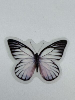 4cm x 3cm - Watercolour Butterfly Stickers
