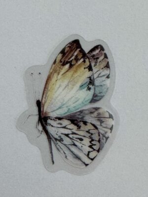 4cm x 2.5cm - Watercolour Butterfly Stickers