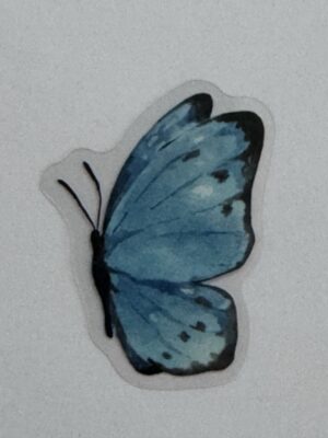 4cm x 2.5cm - Watercolour Butterfly Stickers
