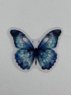 4cm x 3.5cm - Watercolour Butterfly Stickers