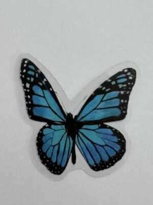 4cm x 3.5cm - Watercolour Butterfly Stickers