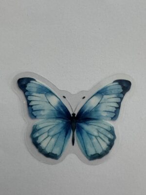 4cm x 3cm - Watercolour Butterfly Stickers