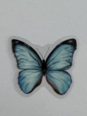 3.5cm x 3cm - Watercolour Butterfly Stickers
