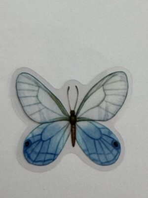 4cm x 3.5cm - Watercolour Butterfly Stickers