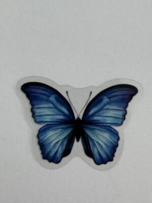 4cm x 3cm - Watercolour Butterfly Stickers