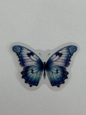 4cm x 2.5cm - Watercolour Butterfly Stickers