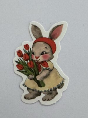 5cm x 3cm - Vintage Storybook Animal Die-Cut Stickers