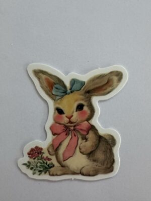 4.5cm x 4cm - Vintage Storybook Animal Die-Cut Stickers