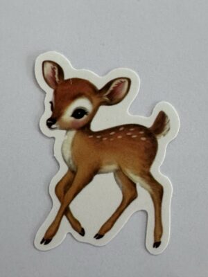 5cm x 3.5cm - Vintage Storybook Animal Die-Cut Stickers