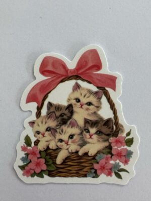 4.5cm x 4cm - Vintage Storybook AnimalDie-Cut Stickers