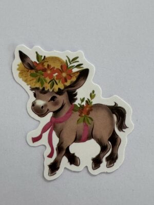 5cm x 4cm - Vintage Storybook Animal Die-Cut Stickers