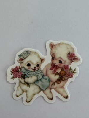 5cm x 4.5cm - Vintage Storybook AnimalDie-Cut Stickers