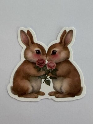 5cm x 5cm - Vintage Storybook AnimalDie-Cut Stickers