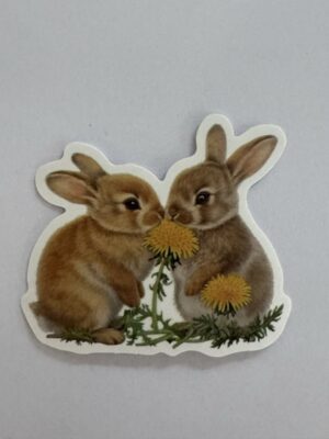 5.5cm x 5cm - Vintage Storybook Animal Die-Cut Stickers
