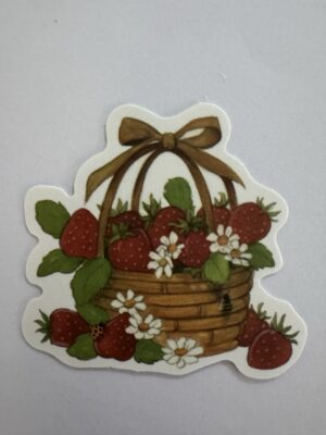 5cm x 5cm - Vintage Storybook Food Die-Cut Stickers