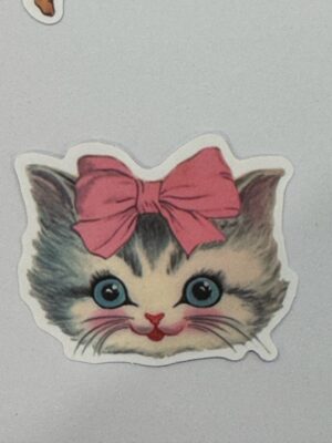 5.5cm x 4cm - Vintage Storybook Animal Die-Cut Stickers