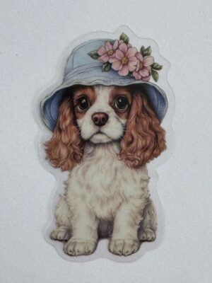 7cm x 4cm - Vintage Style Dog Stickers