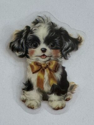 5cm x 4cm - Vintage Style Dog Stickers