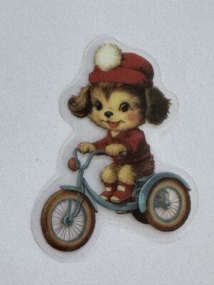 5cm x 4cm - Vintage Style Dog Stickers