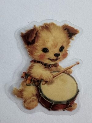 5cm x 4cm - Vintage Style Dog Stickers