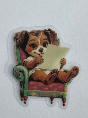 5cm x 4cm - Vintage Style Dog Stickers