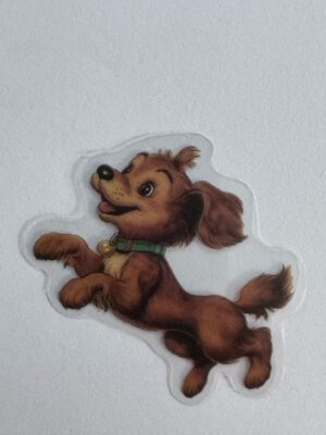 5cm x 3.5cm - Vintage Style Dog Stickers