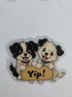 5cm x 4cm - Vintage Style Dog Stickers