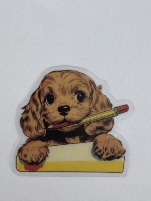 5cm x 4.5cm - Vintage Style Dog Stickers
