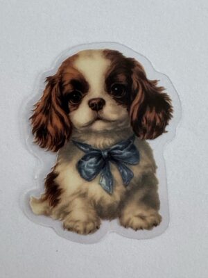 5cm x 4cm - Vintage Style Dog Stickers