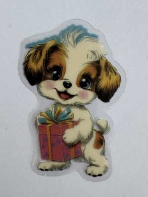 6cm x 4cm - Vintage Style Dog Stickers
