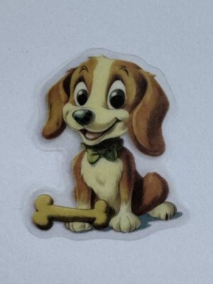 5cm x 4cm - Vintage Style Dog Stickers