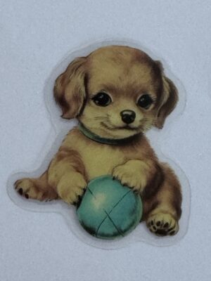 5cm x 4cm - Vintage Style Dog Stickers