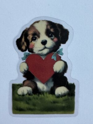 6cm x 4cm - Vintage Style Dog Stickers