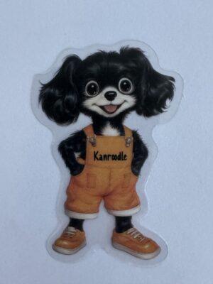 6cm x 4cm - Vintage Style Dog Stickers