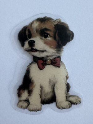 6cm x 4cm - Vintage Style Dog Stickers