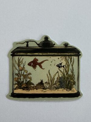 5.5cm x 4.5cm - Vintage Storybook & Cottagecore Stickers