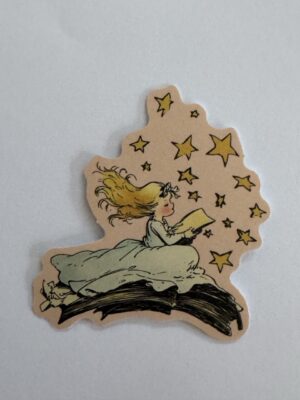 5cm x 4.5cm - Vintage Storybook & Cottagecore Stickers