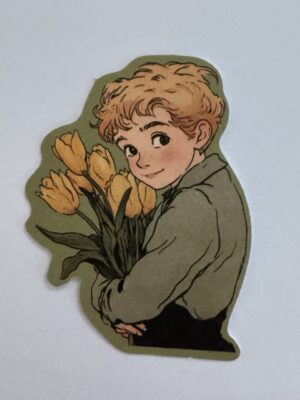 5.5cm x 4cm - Vintage Storybook & Cottagecore Stickers
