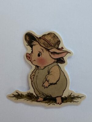 5.5cm x 5cm - Vintage Storybook & Cottagecore Stickers