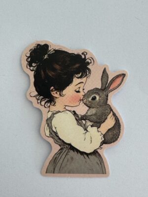 5.5cm x 4cm - Vintage Storybook & Cottagecore Stickers