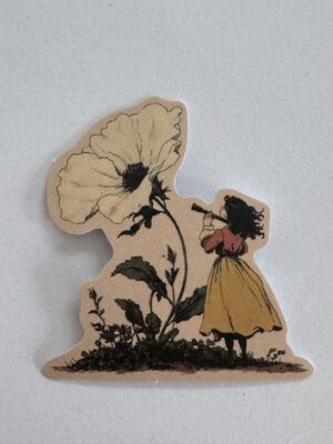5cm x 5cm - Vintage Storybook & Cottagecore Stickers