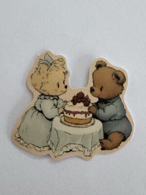 4.5cm x 5cm - Vintage Storybook & Cottagecore Stickers