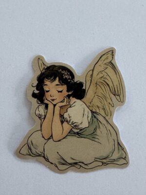 5cm x 4.5cm - Vintage Storybook & Cottagecore Stickers