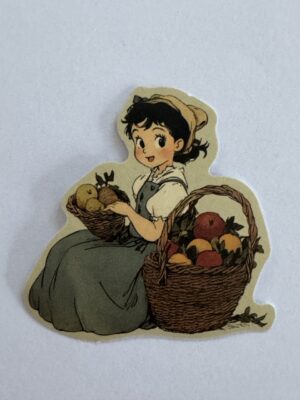 5cm x 5cm - Vintage Storybook & Cottagecore Stickers