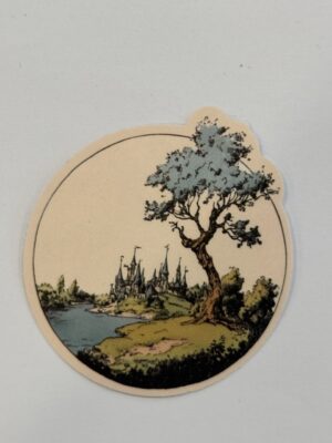 5.5cm x 5cm - Vintage Storybook & Cottagecore Stickers